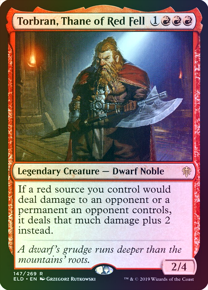 Torbran, Thane of Red Fell - ELD 147 Foil