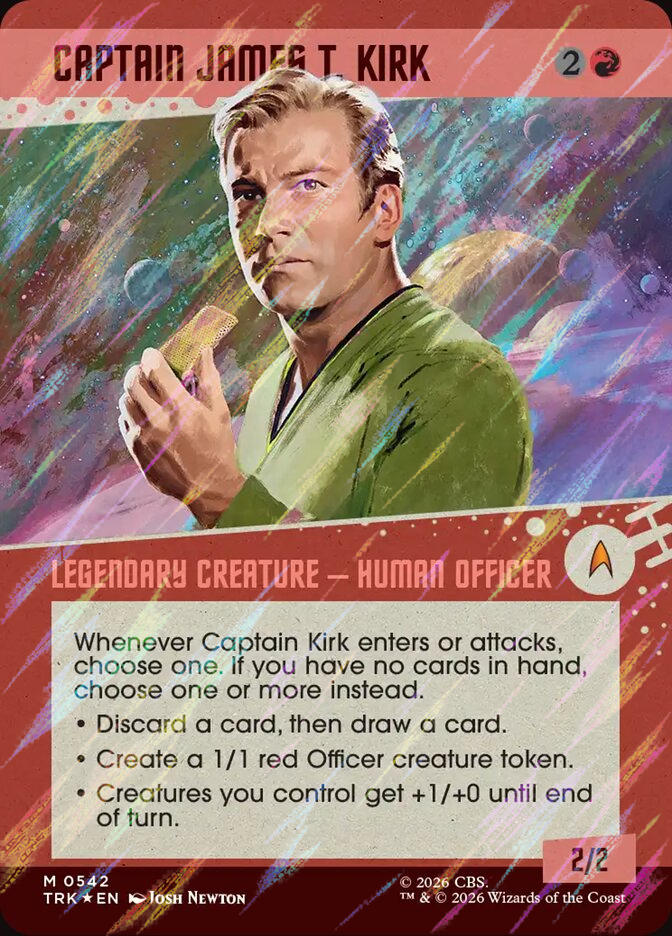 Captain James T. Kirk - TRK 542 Surge Foil