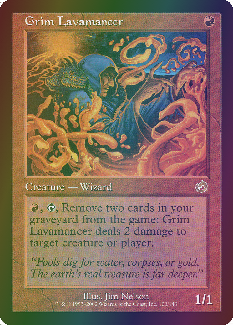 Grim Lavamancer - TOR 100 Foil