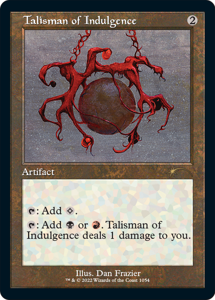 Talisman of Indulgence - SLD 1054 Etched Foil