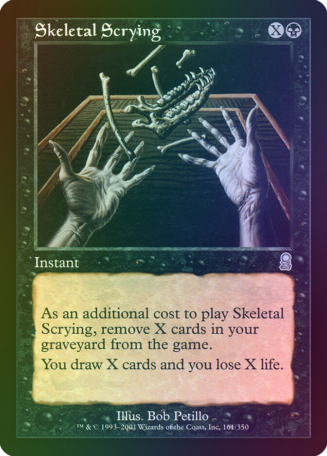 Skeletal Scrying - ODY 161 Foil
