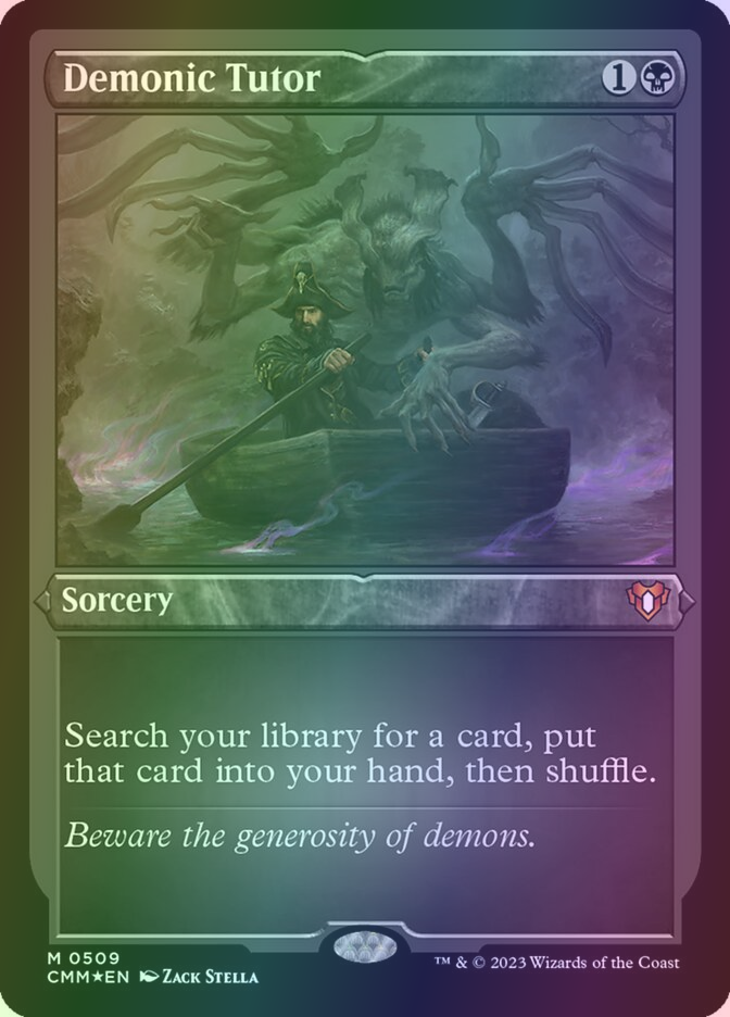 Demonic Tutor - CMM 509 Foil