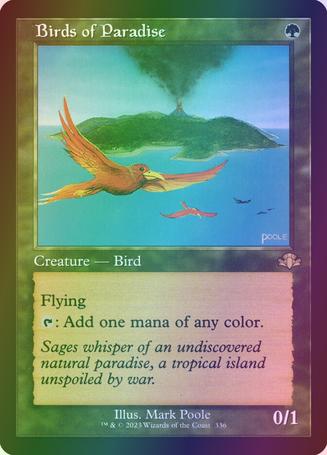 Birds of Paradise - DMR 336 Foil