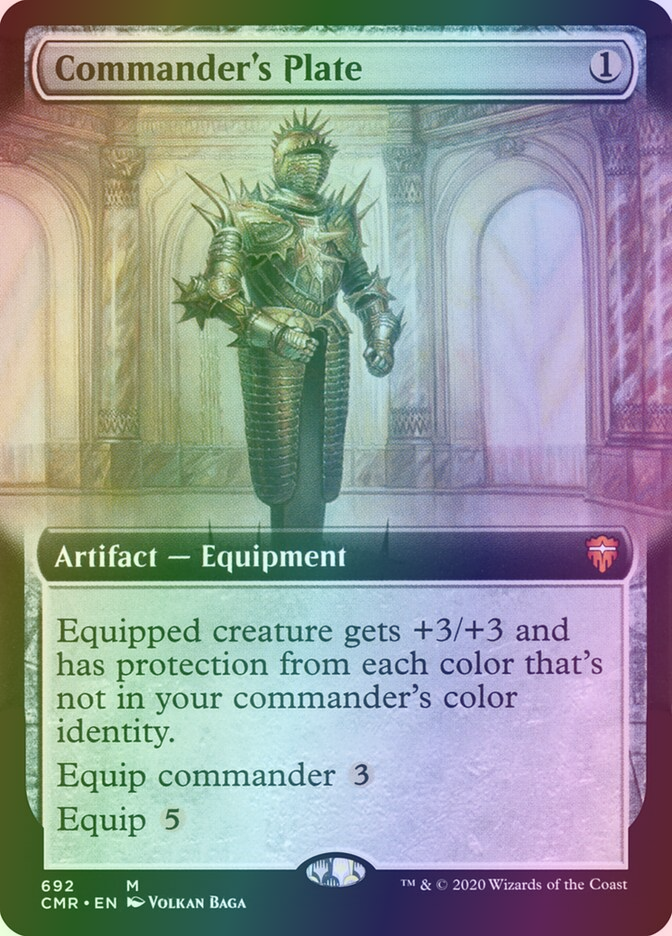 Commander's Plate - CMR 692 Foil