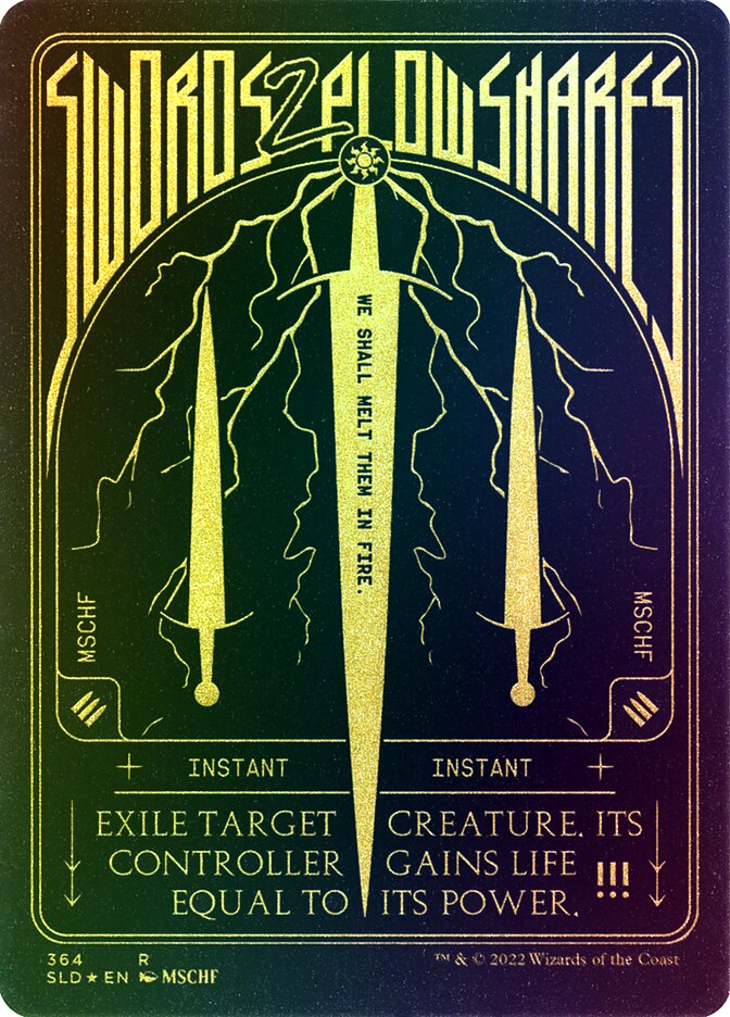 Swords to Plowshares - SLD 364 Foil