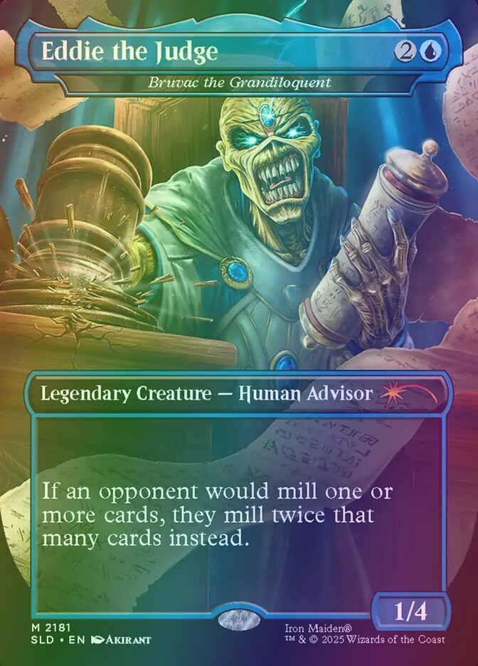 Eddie the Judge (Bruvac the Grandiloquent) - SLD 2181 Foil