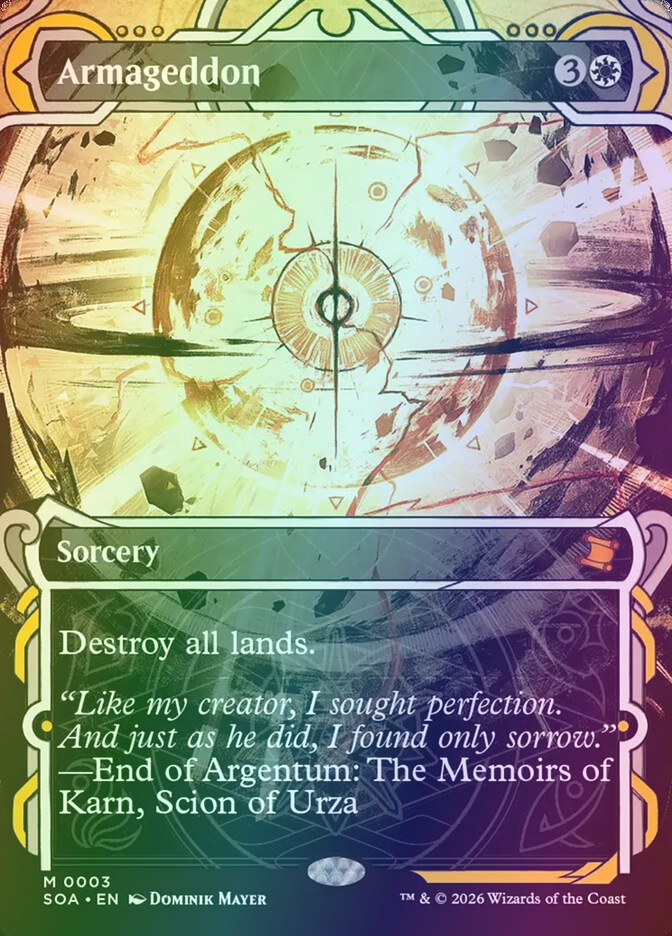 Armageddon - SOA 3 Foil