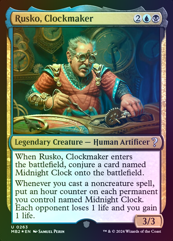 Rusko, Clockmaker - MB2 263 Foil