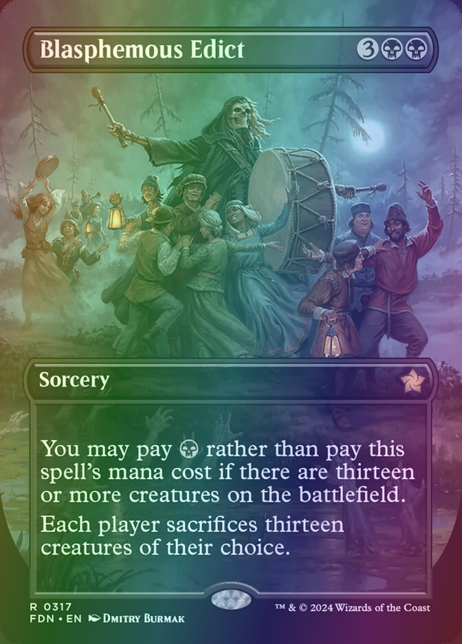 Blasphemous Edict - FDN 317 Foil