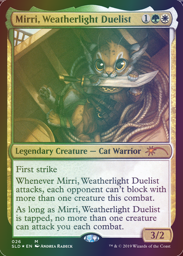 Mirri, Weatherlight Duelist - SLD 26 Foil