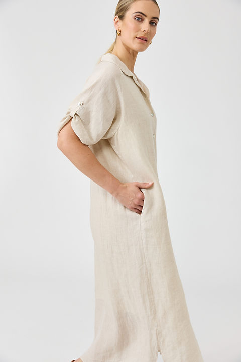 chinese dress ladies Eb and Ive Alegria Midi Dress Lagoon Eb and Ive