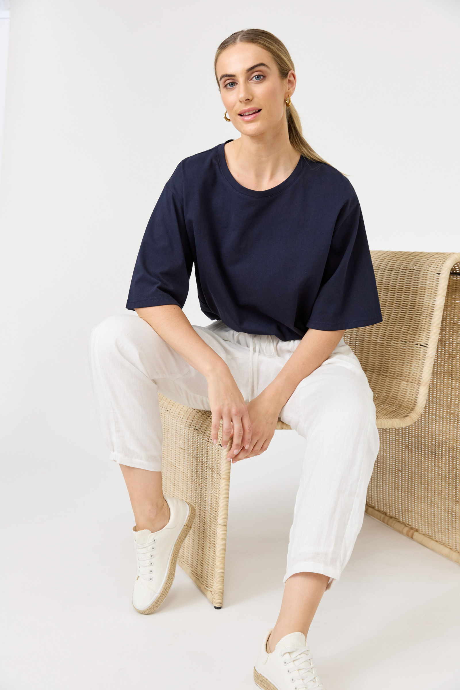 Luxury Linen Studio Relaxed Pant by Eb & Ive