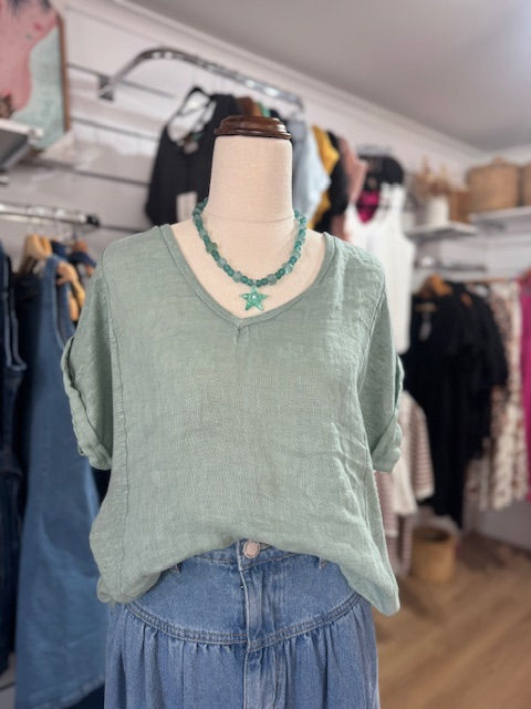 Thumbnail: Italian Linen top by Frederic