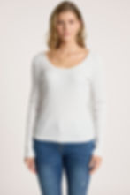 The Plage Long Sleeve Shirt in White