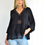 Thumbnail: pefectly flowing boho top in black or white