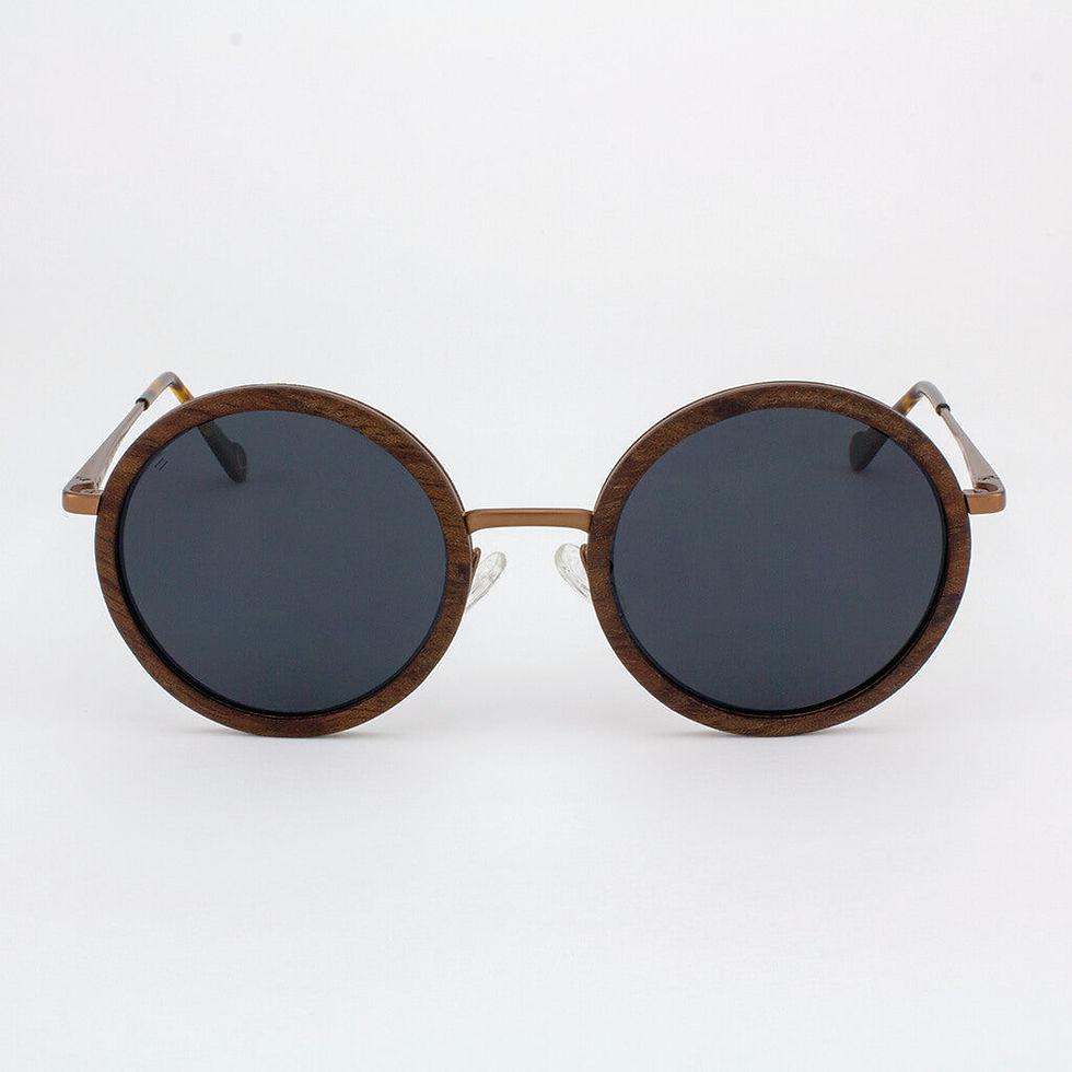 Thumbnail: Largo - Metal & Wood Sunglasses