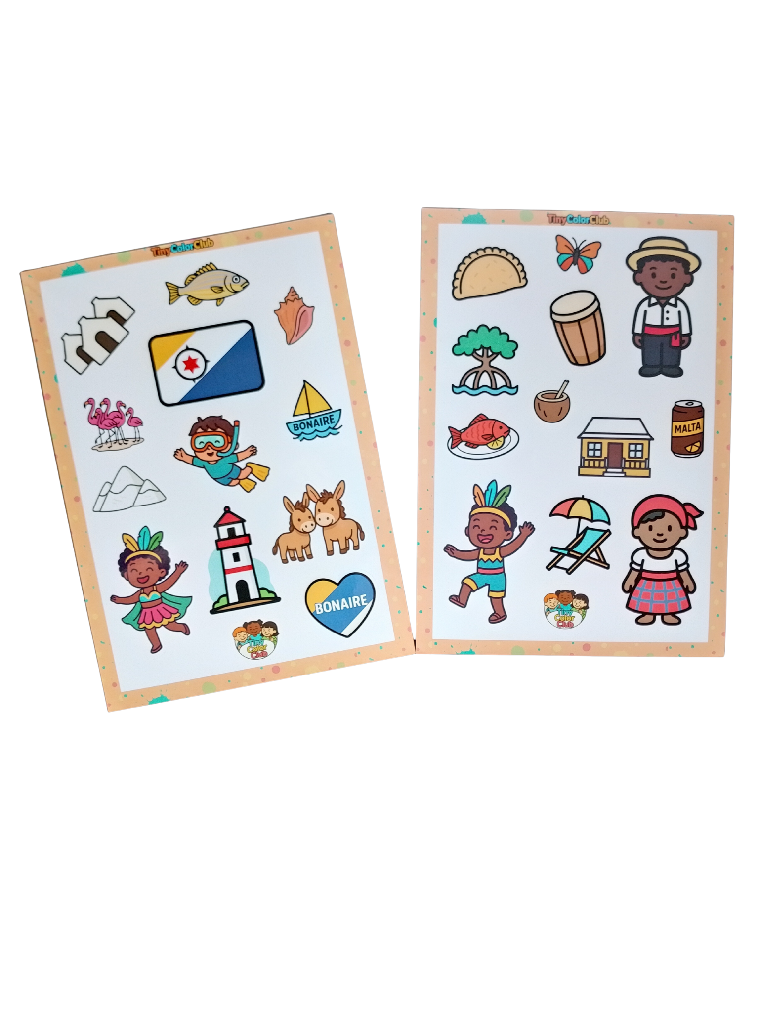 Bonaire stickervellen