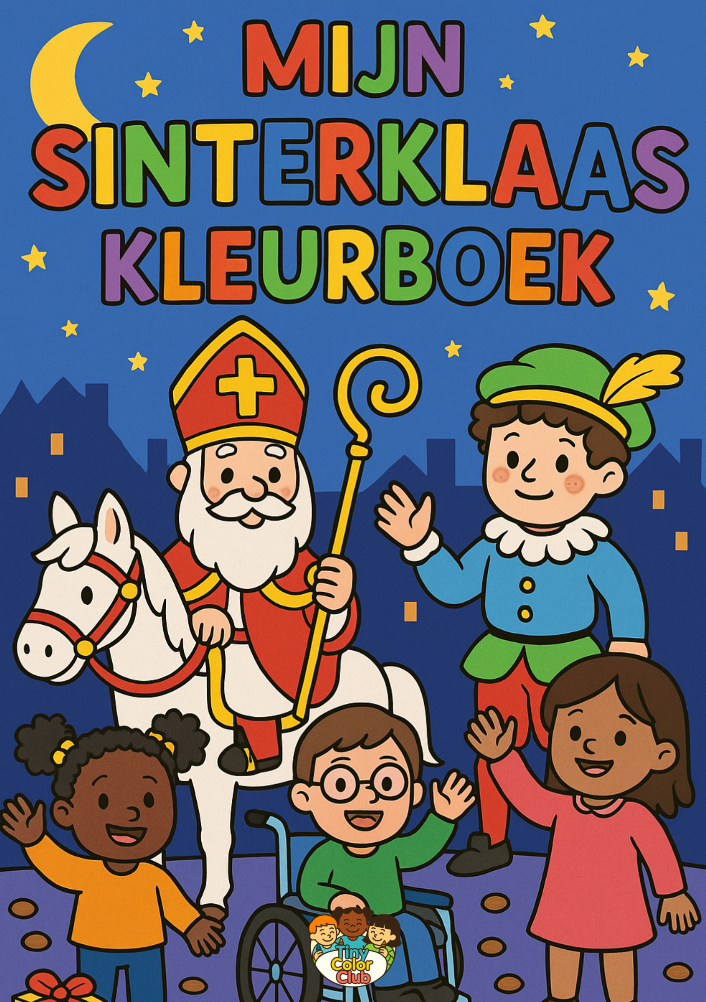 Cover mijn sinterklaas kleurboek