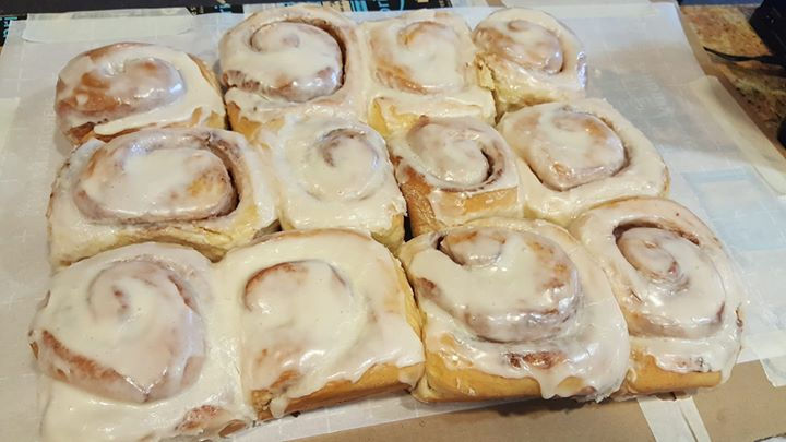 Cinnamon Rolls by the dozen