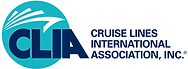 CLIA logo representing Cruise Lines International Association in stylized navy and teal design