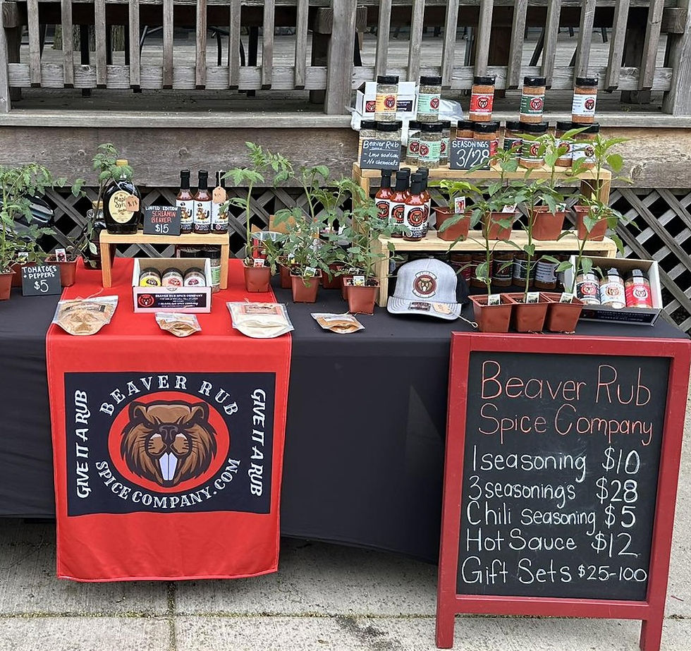 Beaver Rub Spice Company will have some plants for sale at this event, in addition to their normal spread of spices, honey and hot sauce.  Photo by Artist