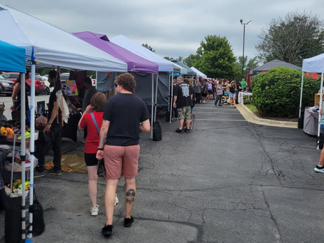 Cloudy Day but perfect summer day at Soundgrowler Brewing in 2026 during our annual Summerween market in Tinley Park
