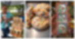 Left to Right - Rainey Dog Ranch, Masterclass Savory Sweet Foods and EllieAnne Creations - dog treats, human treats and live caricature arts from EllieAnne - photos by each artist