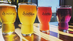 The brewery always has over eight beers on tap and other drink options with some great colors all perfect pairs for a little sip and shop action at Wolfden Brewing on 6/7/2026 during the market! Photo by Wolfden Brewing