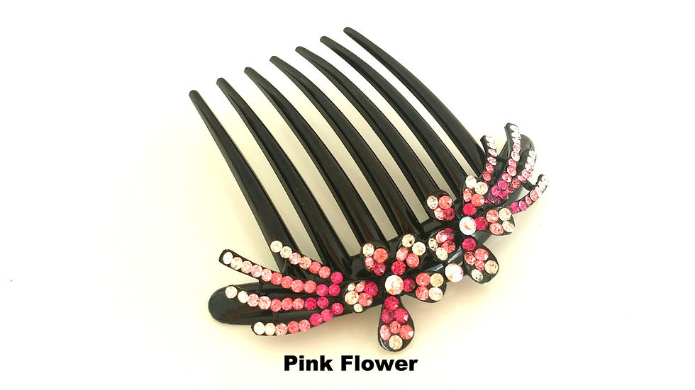 Thumbnail: Crystal Plastic Hair comb