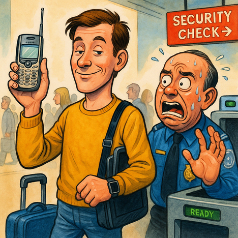 TSA Agent wird nervös Ericsson T610