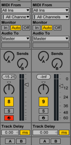 ableton live Mixer