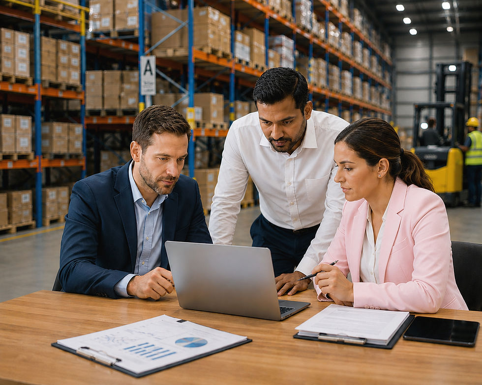 Aenix - team working in warehouse