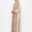 Thumbnail: Original Palestine Abaya Cross-stitch Embroidery in Falastin Brown