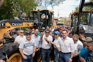 Productores de Goascorán celebran entrega de maquinaria de parte de Congreso y Gobierno