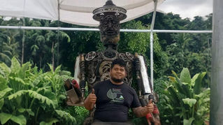 Kristian Banegas: escultor autodidacta que ha creado una flota de gigantes Autobots con material reciclado 