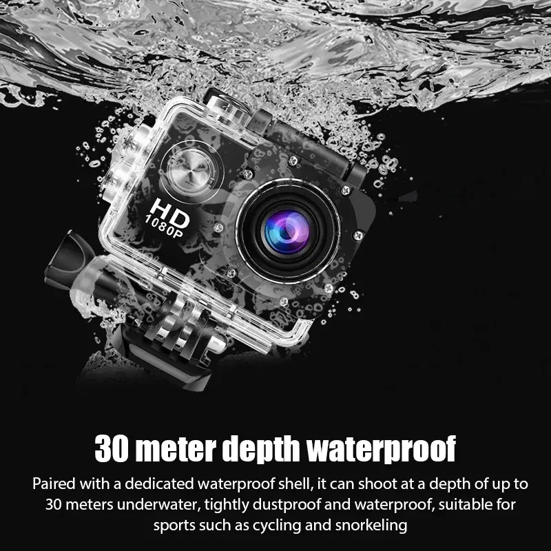 Underwater Waterproof Sports Camera Multifunctional Outdoor Riding Sports DV