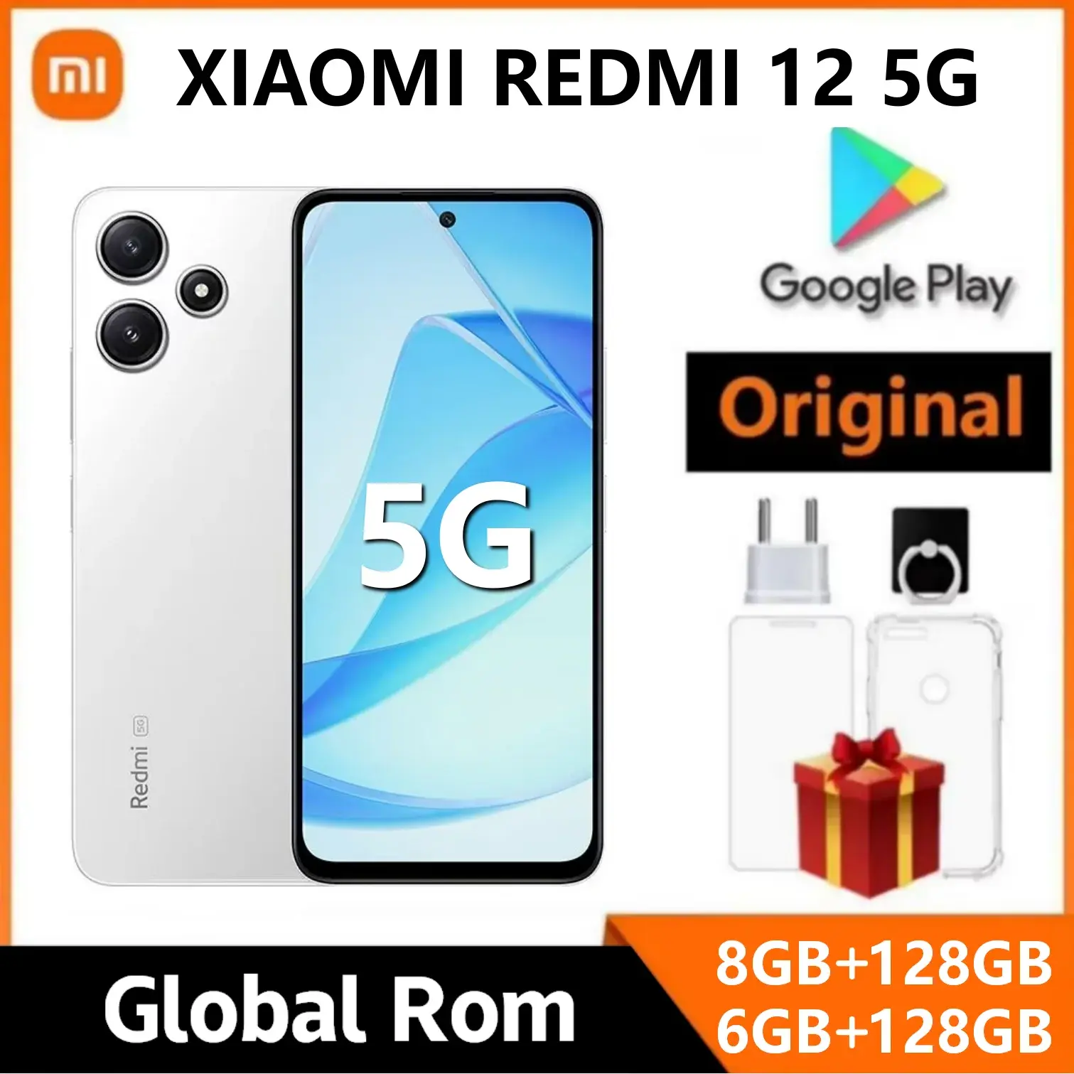 Original Xiaomi Redmi 12 5G 5000mAh Battery Snapdragon 4 Gen2 SmartPhone 50MP