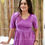 Thumbnail: Zuni F Pure Cotton Dress   FEEDING (Concealed  Zip)