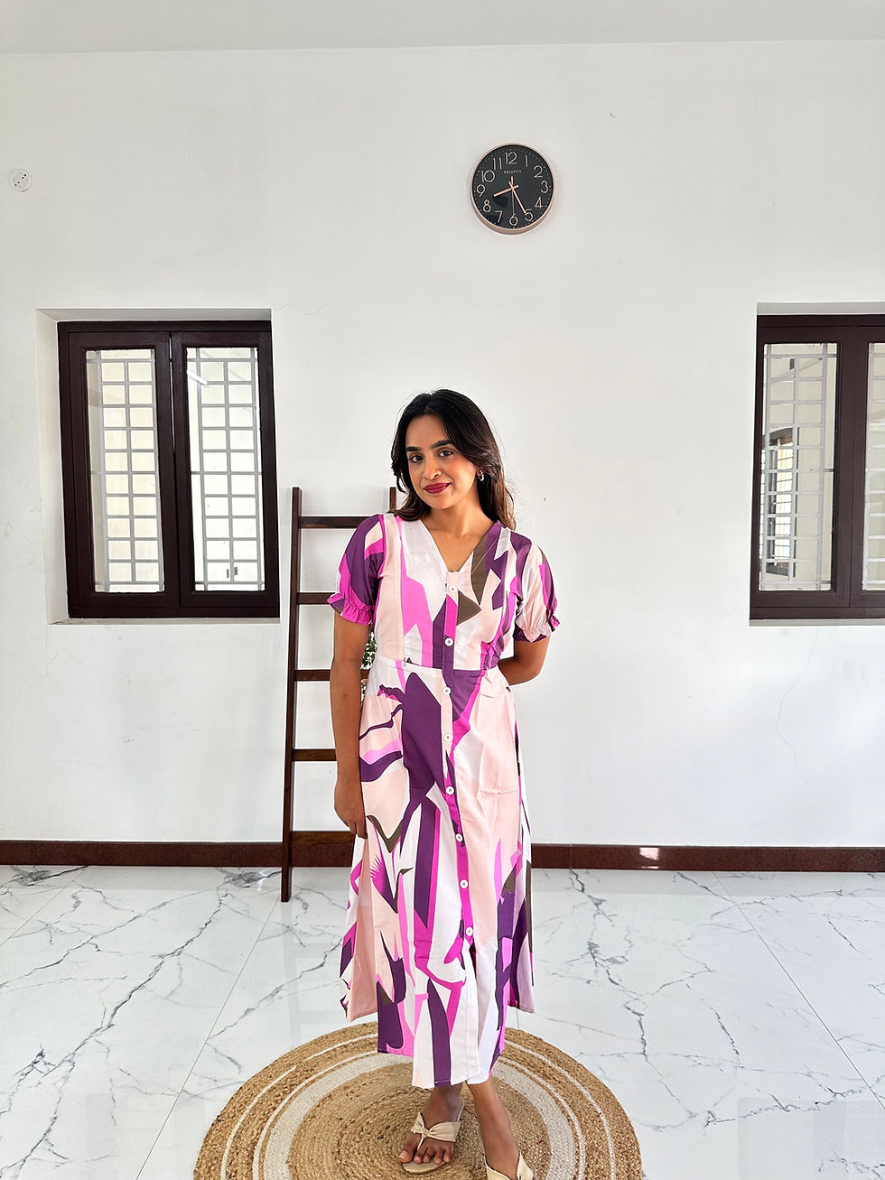 Thumbnail: Prinka Soft Cotton Dress Two  FEEDING Zip