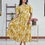 Thumbnail: Jannet F Premium Cotton Dress   FEEDING (With Zip)