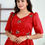 Thumbnail: Ponmathi Mul Cotton Dress with Stone work Non feeding 