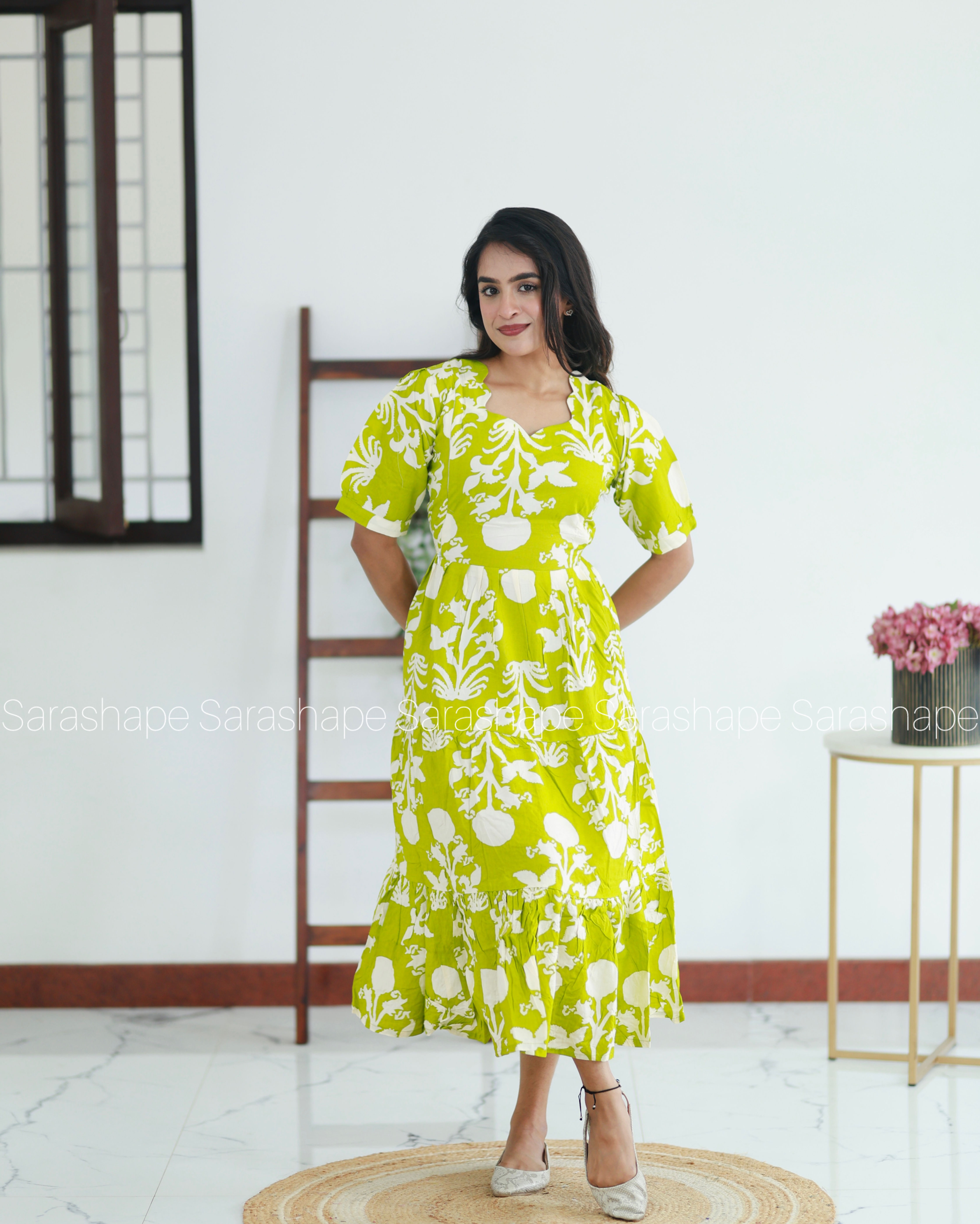 SURABI F Premium Cotton Dress   FEEDING (With zip)