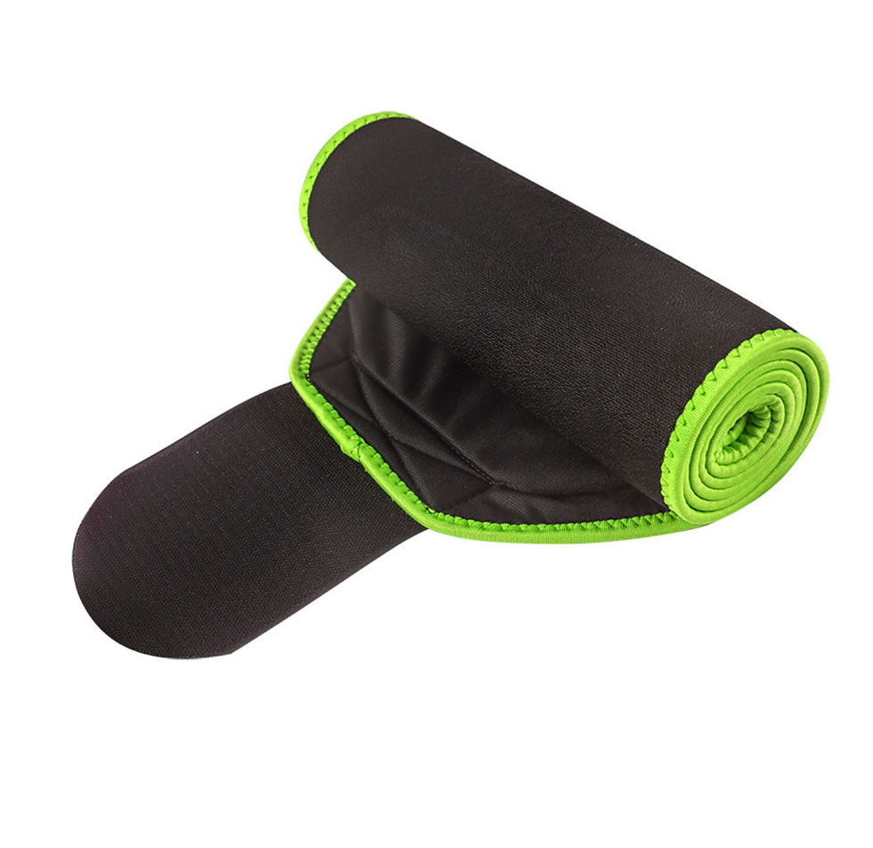 Thumbnail: Adjustable sweat waist color fitness belt
