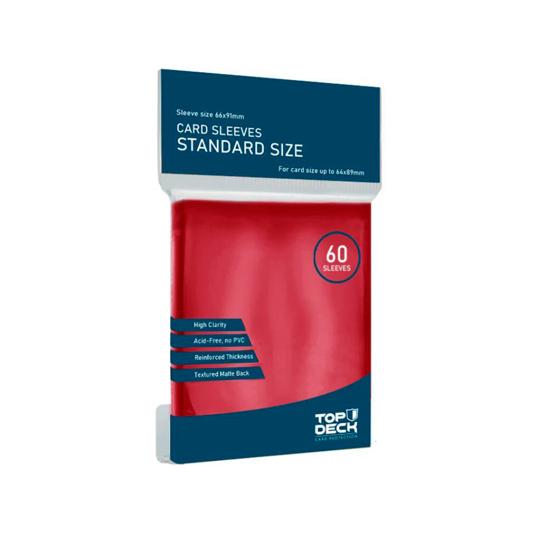 Protector Top Deck - Estándar Color Rojo