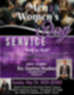 Men and Women Day Flyer 2026