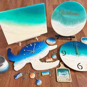 レジンアート作品集（Image of work process）