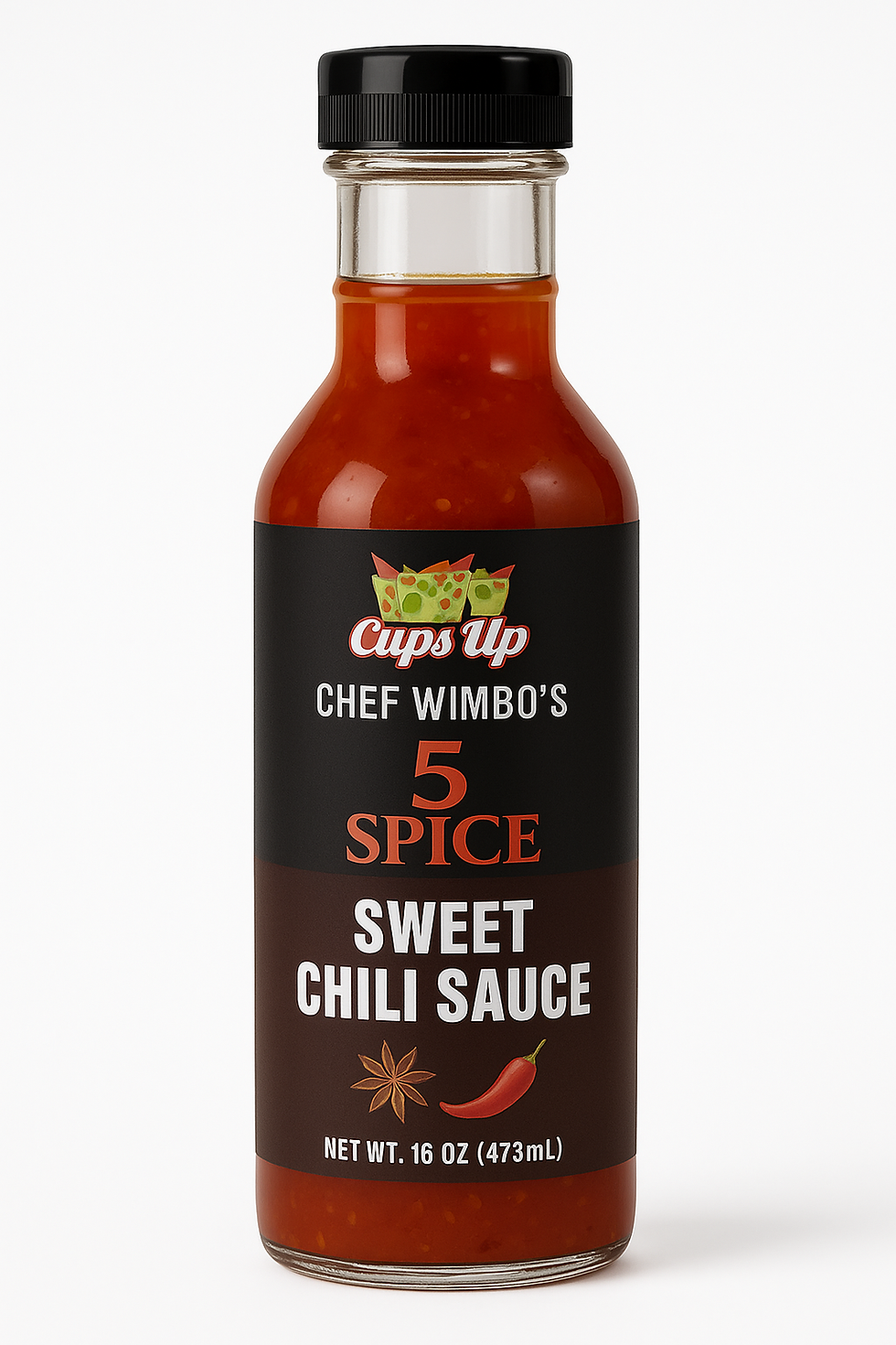 Chef Wimbo's 5 Spice Sweet Chili Sauce - 16oz
