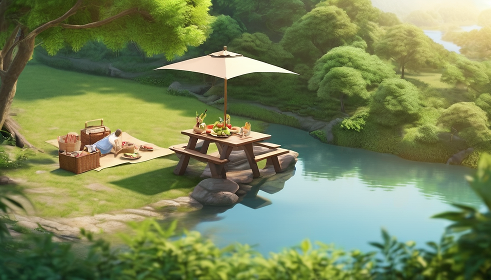 Summer Family Get-Together at the Lake