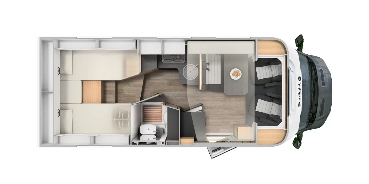 Grondplan Sunlight T670s