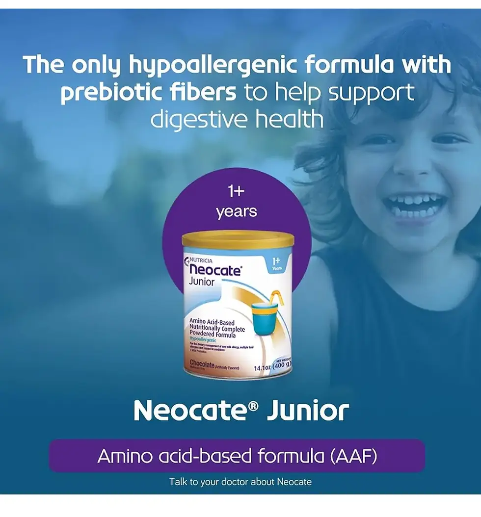 Miniatura: Nutricia Neocate Junior - Hypoallergenic, Dairy-free, Amino Acid-Based Formula f